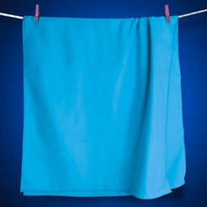 Ręcznik szybkoschnący dwustronny Dr.Bacty 43X90 - niebieski