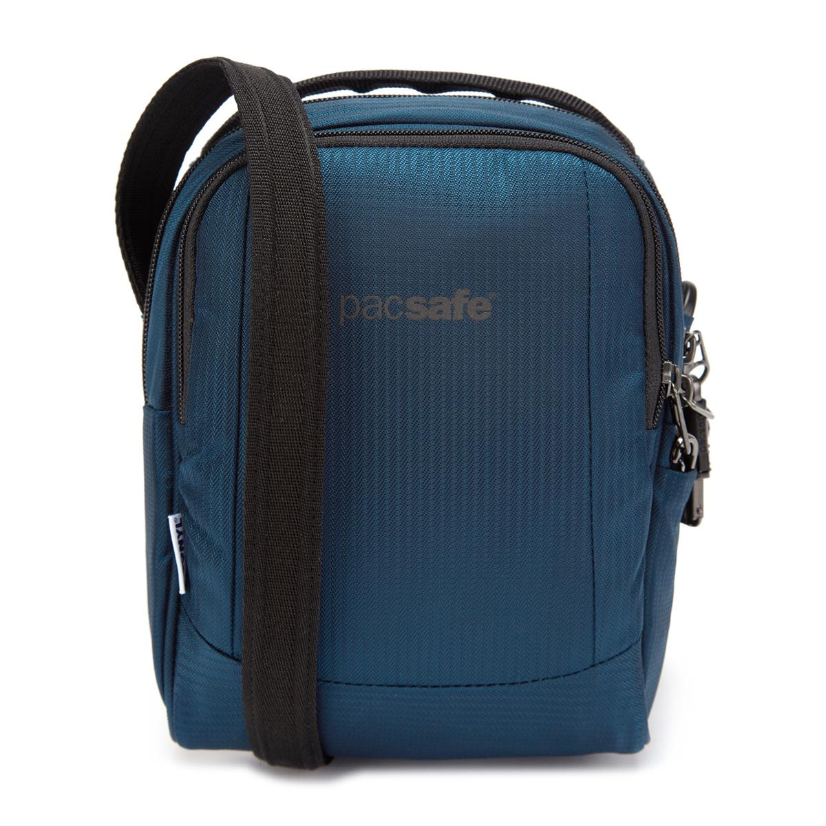 Torba męska na ramię/ listonoszka antykradzieżowa Pacsafe Metrosafe LS100 Econyl® - granatowa
