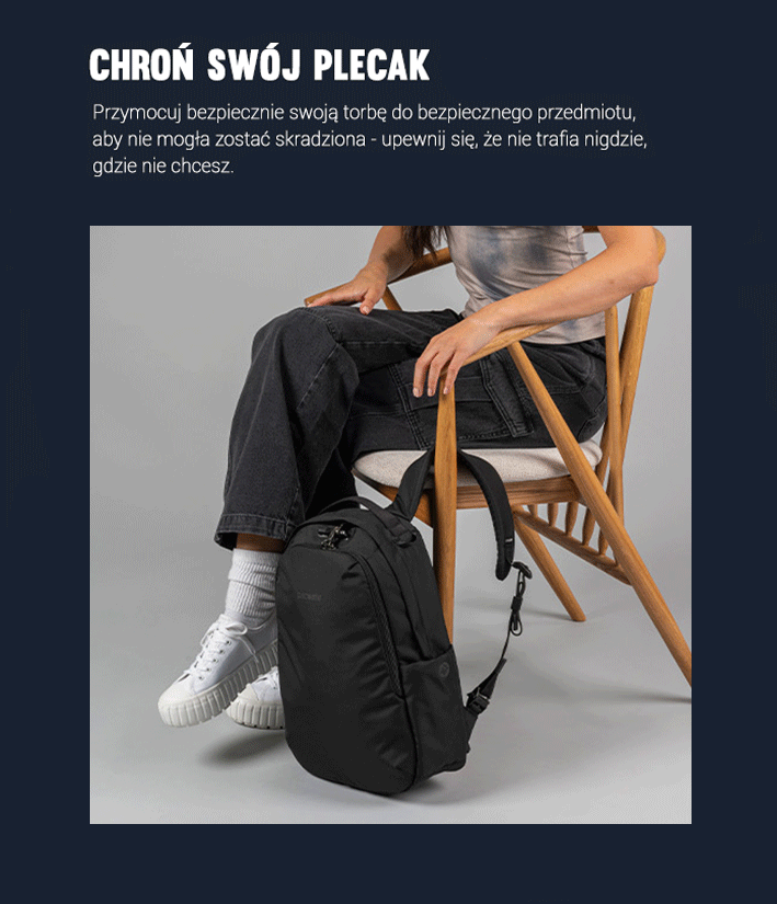 Plecak miejski antykradzieżowy Pacsafe Vibe 16 L