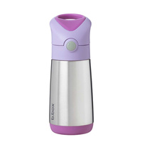 B.box Bidon Termiczny ze Słomką Stalowy 350ml Sugar Plum