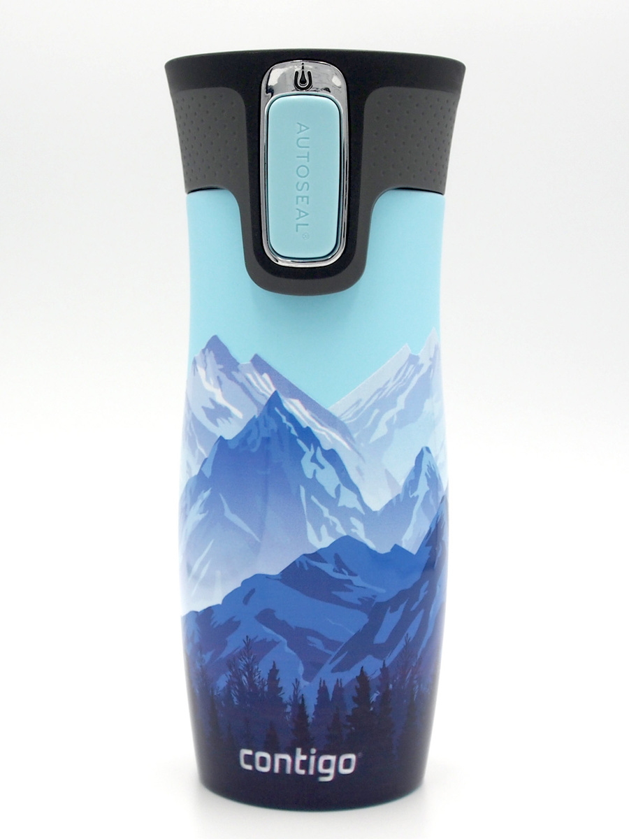 Kubek termiczny Contigo West Loop 2.0 470 ml - Góry w dzień