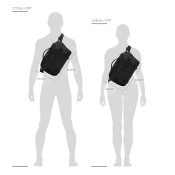 Torba miejska na laptopa antykradzieżowa Pacsafe EXP - ciemnoszara