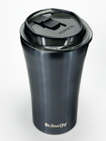 Kubek termiczny na kawę Dr.Bacty Apollo 2.0 - "Baran"  - 360 ml  - Gunmetal