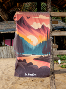 Ręcznik szybkoschnący dwustronny Dr.Bacty XL 70x140 – Sunset 