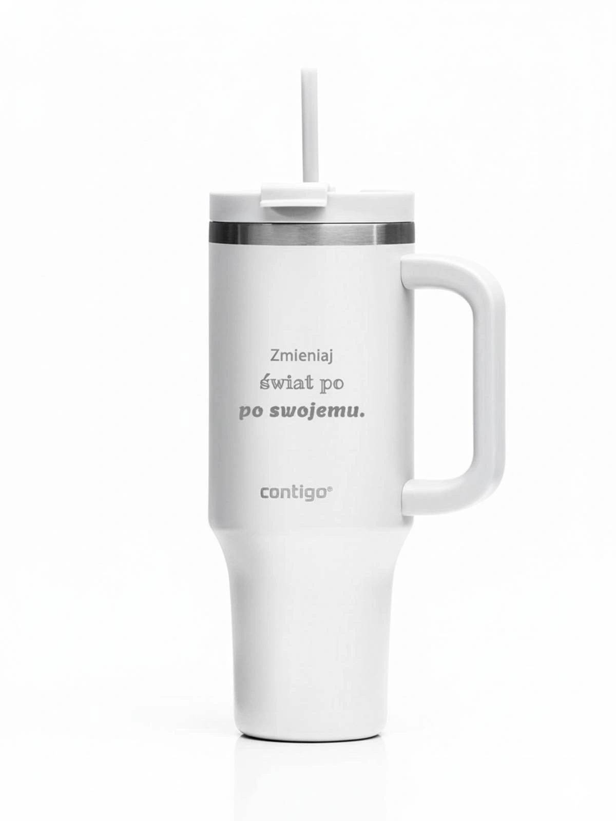 Kubek termiczny na wodę z grawerem Streeterville Tumbler 1200 ml - Biały