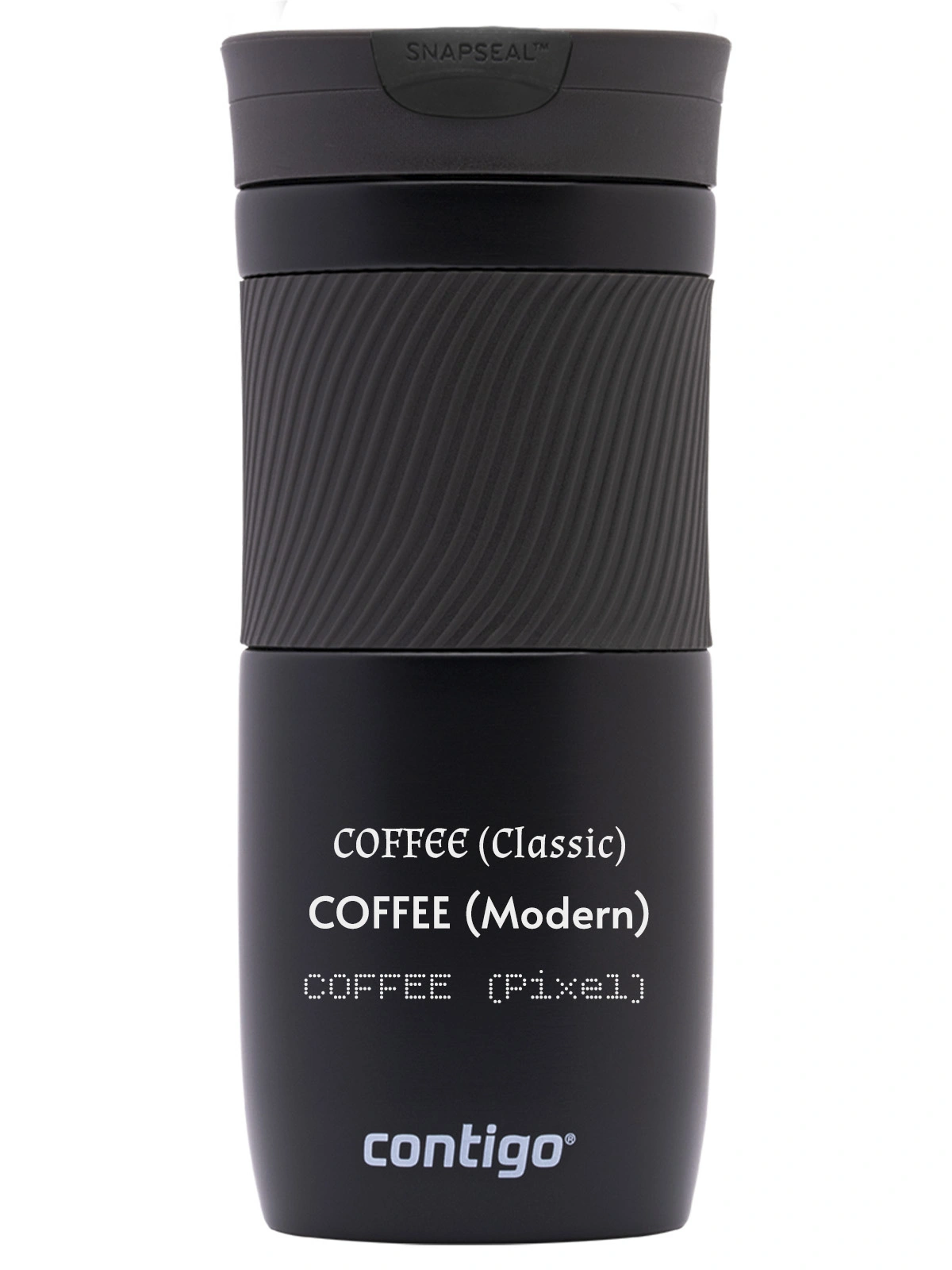 Kubek termiczny  z grawerem Contigo Byron 470ml - Czarny Mat