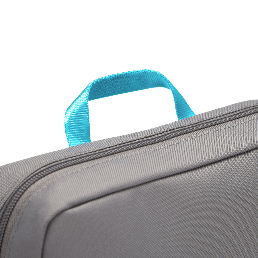 Organizer podróżny antykradzieżowy z recyklingu Pacsafe RFIDsafe - szary
