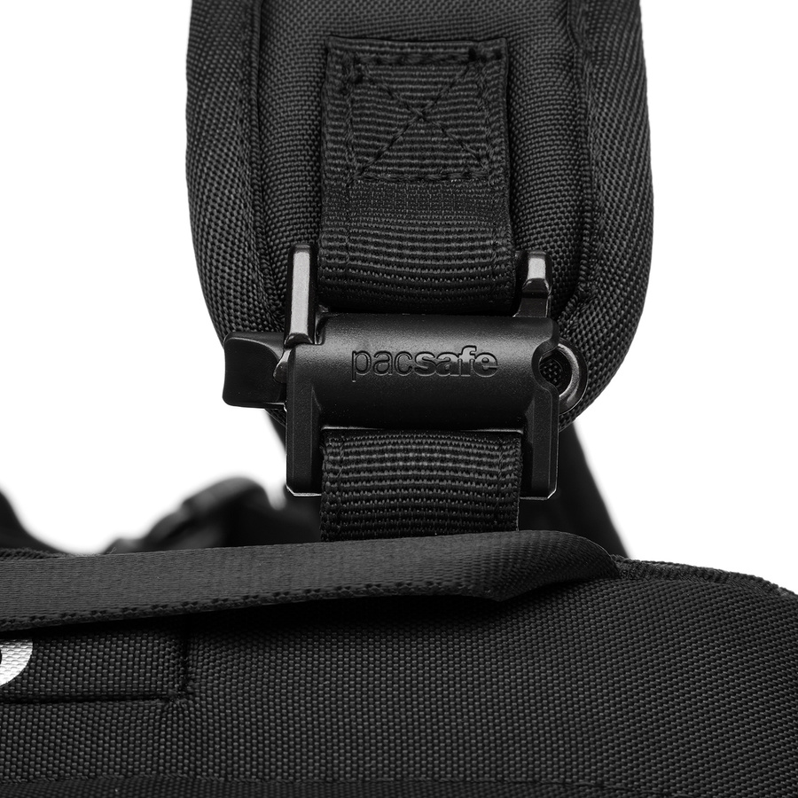 Plecak turystyczny antykradzieżowy na laptopa Pacsafe Vibe 24 l - czarny