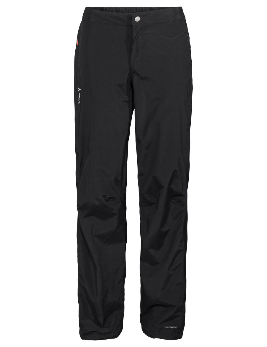 Spodnie przeciwdeszczowe damskie Vaude Yaras Rain Zip III - czarne