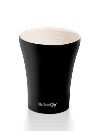 Kubek termiczny do kawy z powłoką ceramiczną Dr.Bacty Apollo 227 ml - czarny