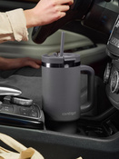 Kubek termiczny ze słomką Contigo Streeterville Tumbler 1200 ml - Darkstone