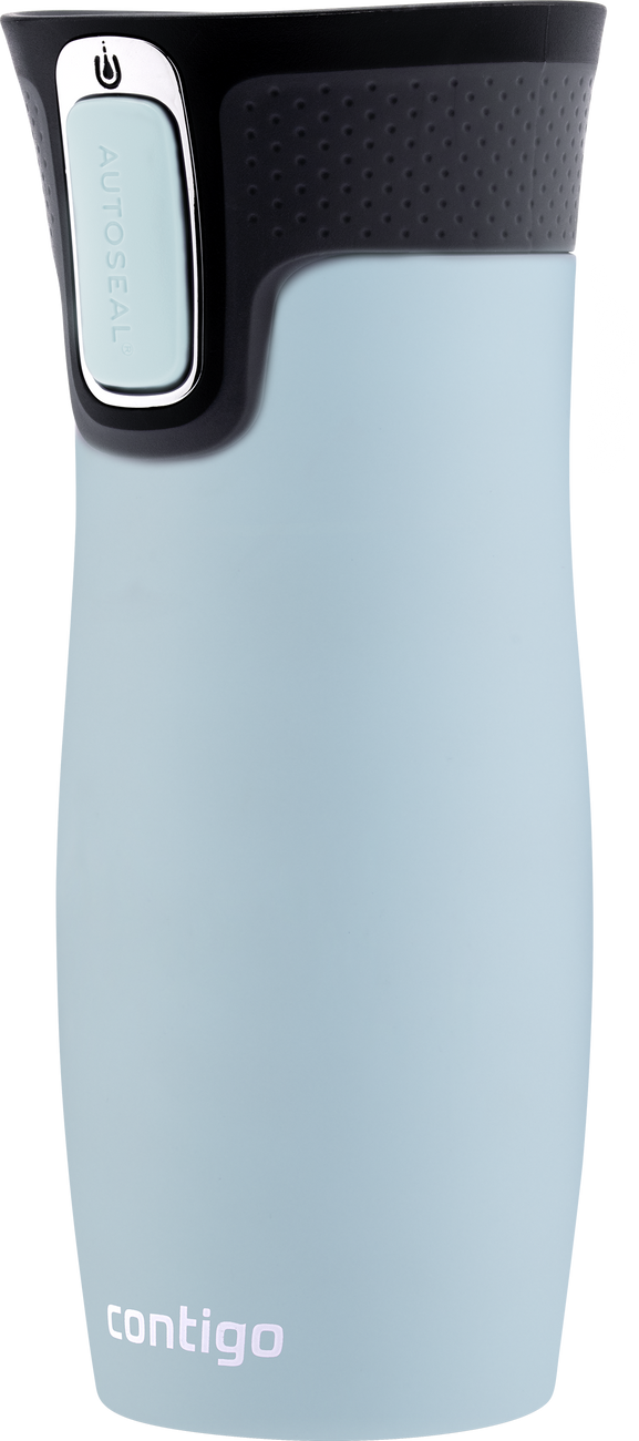 Kubek termiczny Contigo West Loop 2.0 470ml - Błękitny Mat
