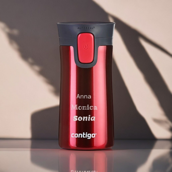Kubek termiczny z grawerem Contigo Pinnacle 300ml - Czerwony
