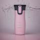 Kubek termiczny z grawerem Contigo West Loop 470 ml - Różowy Mat