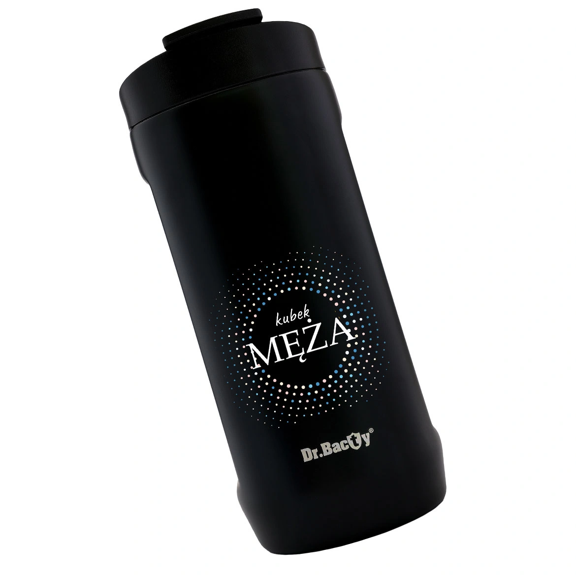 Kubek na napoje Dr.Bacty Notus 360 ml - Dla męża - czarny