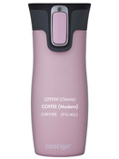 Kubek termiczny z grawerem Contigo West Loop 470 ml - Różowy Mat