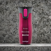 Kubek termiczny z grawerem Contigo West Loop 2.0 470 ml - Malinowy