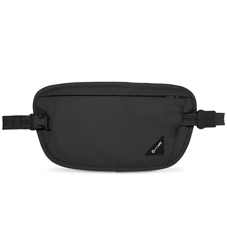 Portfel antykradzieżowy na pas RFID Pacsafe Coversafe X100 - czarny