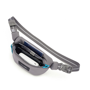 Biodrówka nerka antykradzieżowa Pacsafe Go - szara