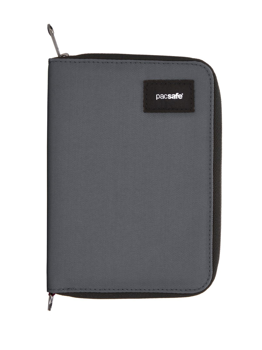 Portfel męski duży RFID Pacsafe - ciemnoszary