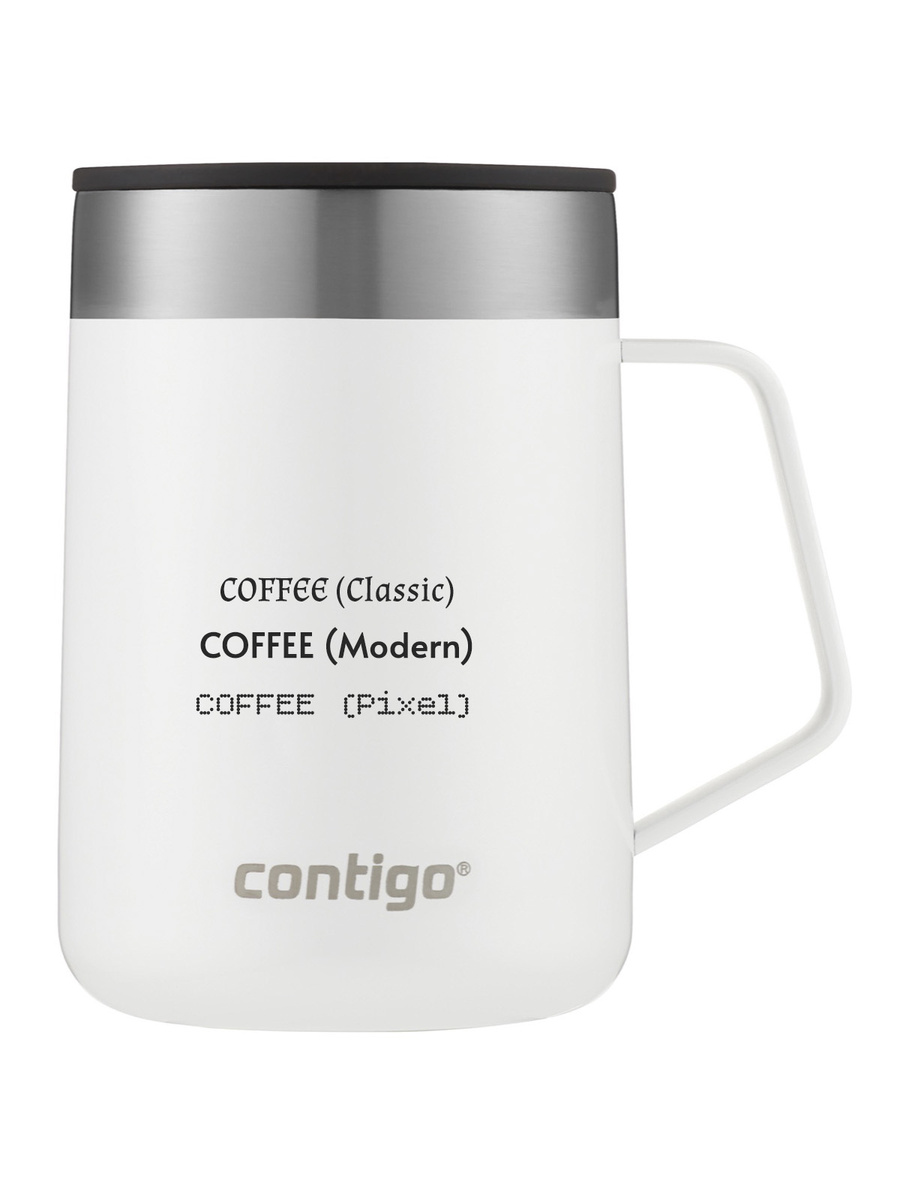Kubek termiczny z grawerem Contigo Streeterville 420 ml - Biały