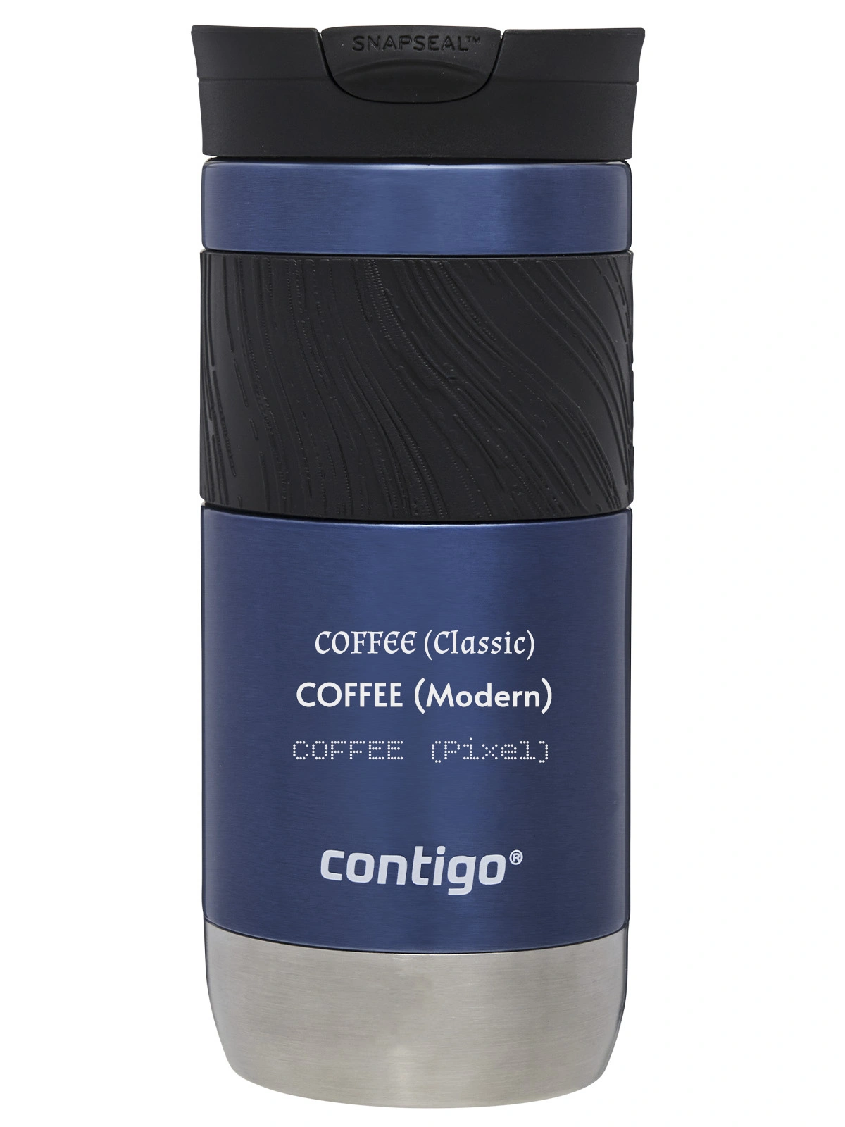 Kubek termiczny z grawerem Contigo Byron 470ml - Czarny Mat