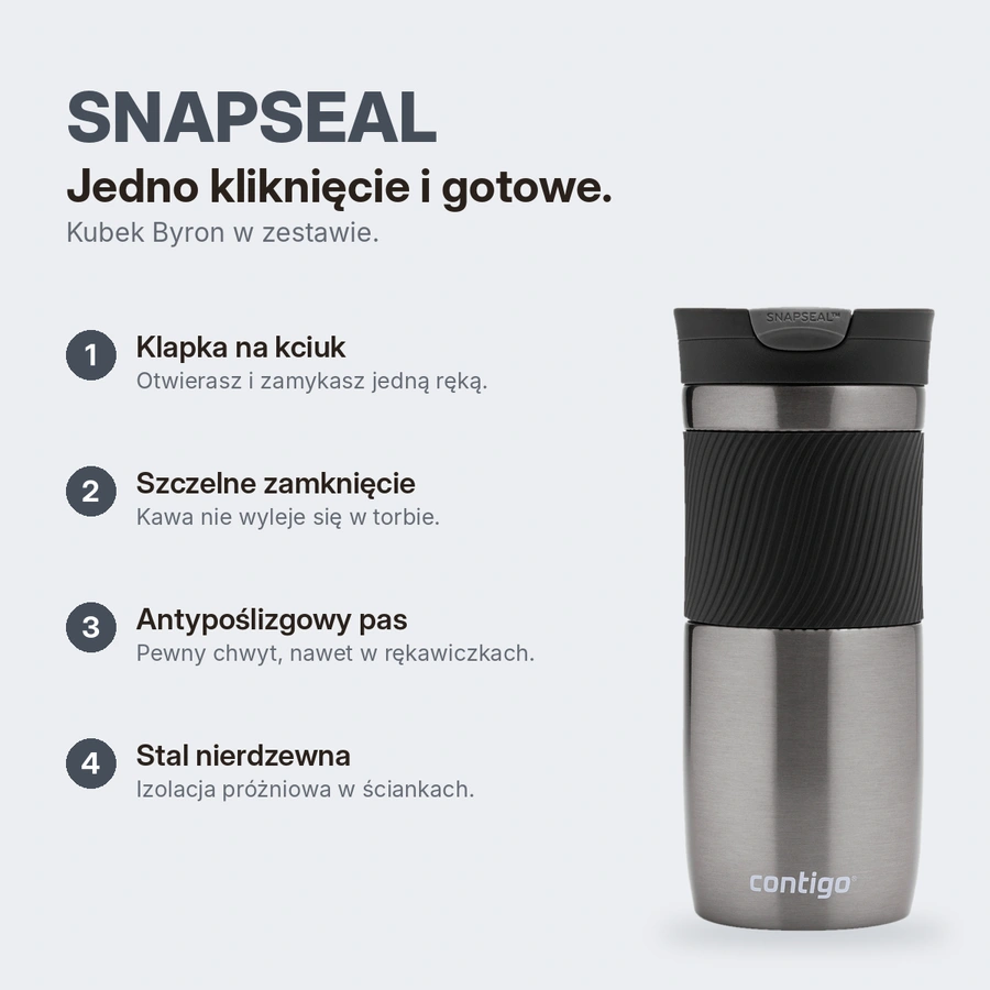 Pokrywka SNAPSEAL w kubku Contigo Byron