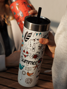 Kubek termiczny ze słomką Contigo Luxe Tumbler 720ml - Summer - Salt