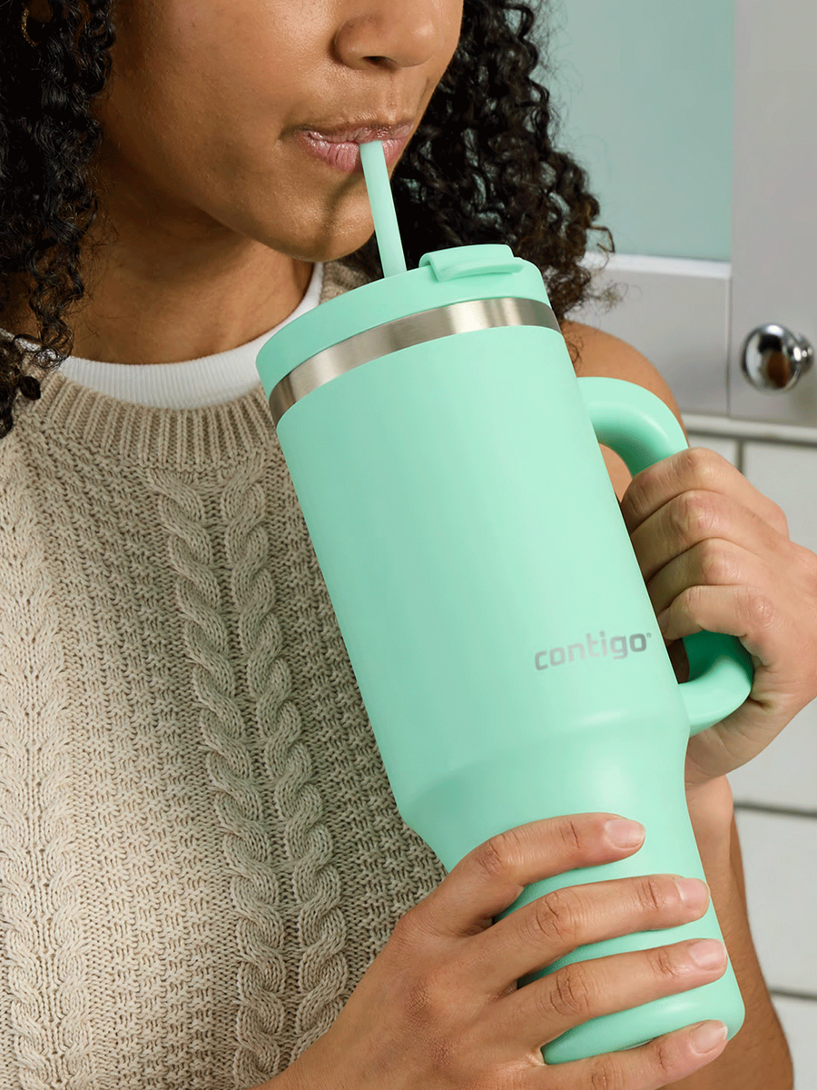 Kubek termiczny ze słomką Contigo Streeterville Tumbler 1200 ml - Reef - powystawowy