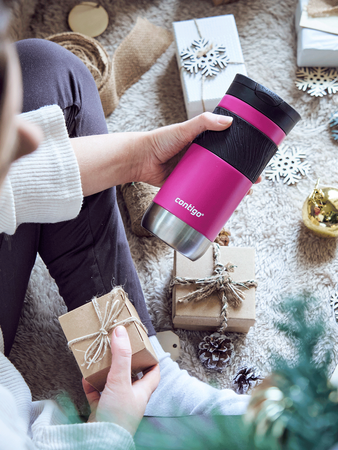 Kubek termiczny Contigo Byron 2.0 470ml - Różowy Mat