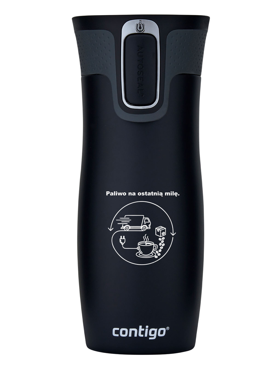 Kubek termiczny dla Kuriera - Contigo West Loop 2.0 • 470 ml • czarny