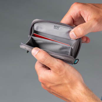 Portfel mały RFID Pacsafe - szary