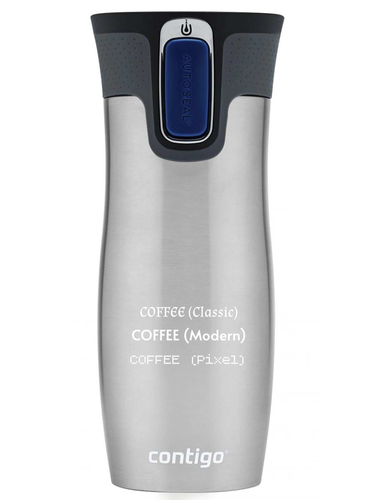 Kubek termiczny z grawerem Contigo West Loop 2.0 470 ml - Stalowy