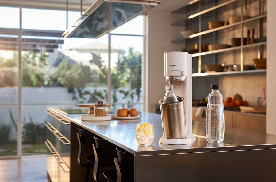 Saturator do wody gazowanej SodaStream Duo biały'+ 2 butelki+ nabój CO2