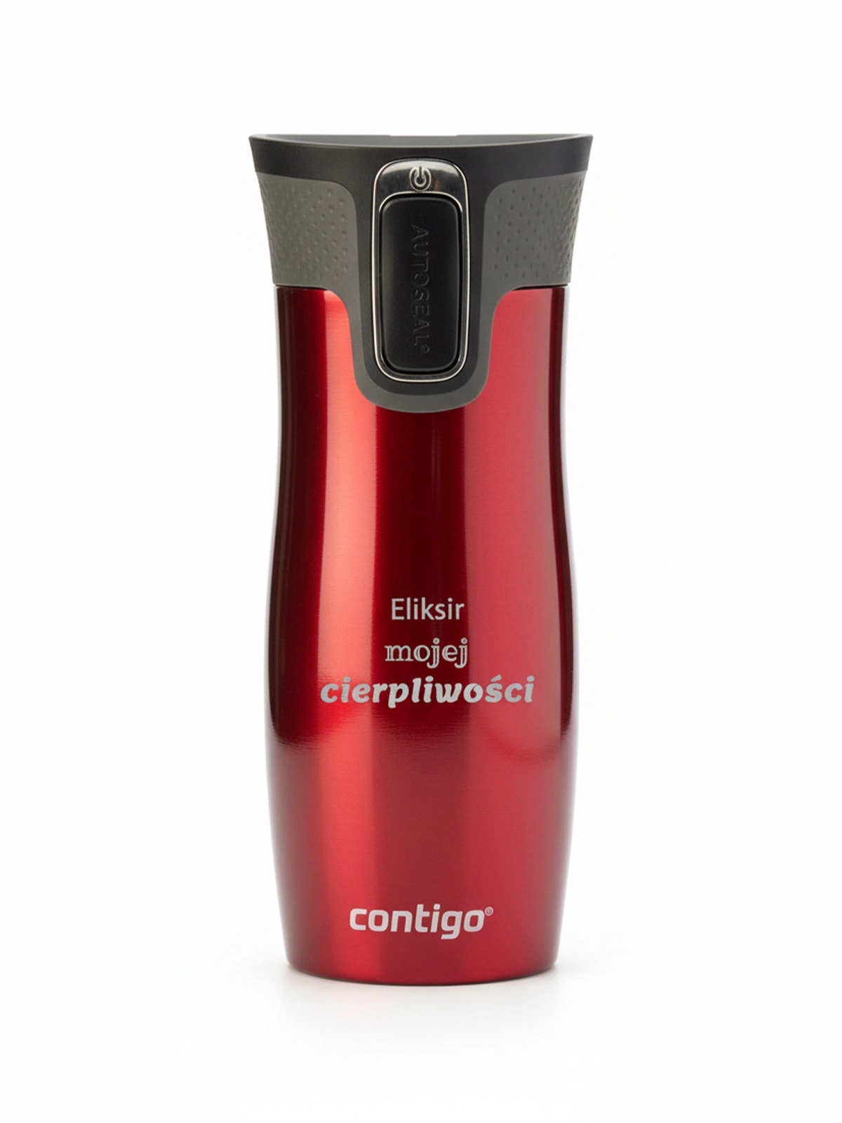 Kubek termiczny z grawerem Contigo West Loop 2.0 470 ml - Czerwony