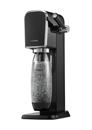 Saturator do wody gazowanej SodaStream ART + 1 butelka + nabój CO2- Czarny