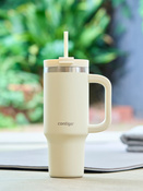 Kubek termiczny ze słomką Contigo Streeterville Tumbler Mini 880 ml - Oatmilk