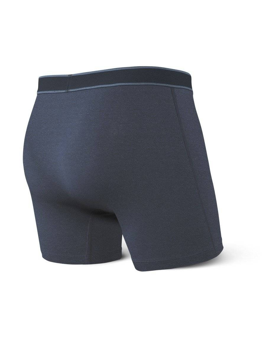 Bokserki oddychające męskie SAXX DAYTRIPPER Boxer Brief Fly z rozporkiem - ciemnoszare
