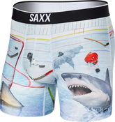 Bokserki męskie sportowe SAXX VOLT Boxer Brief - Hokej - błękitny