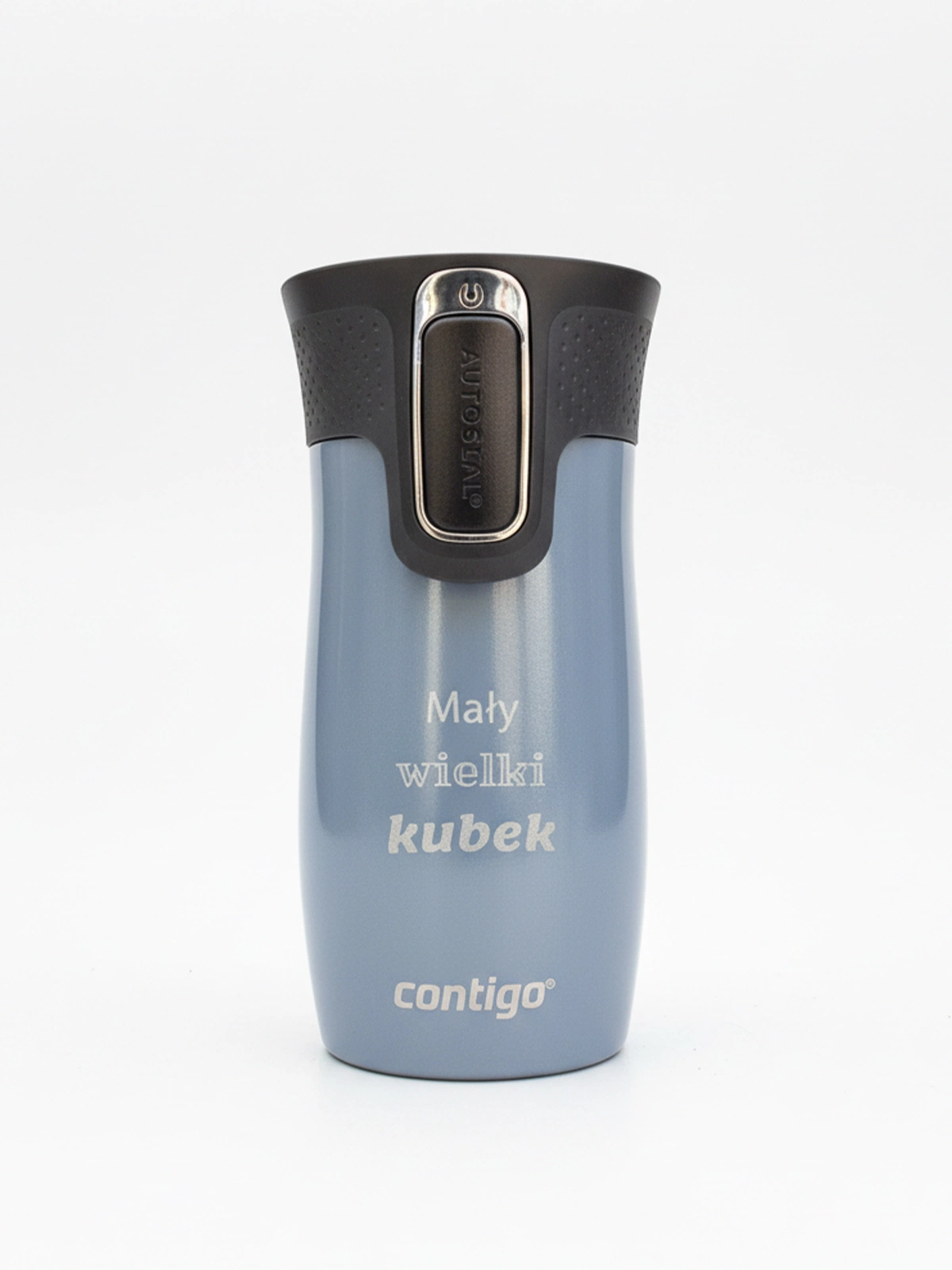 Kubek termiczny z grawerem Contigo West Loop Mini 300ml Metalik