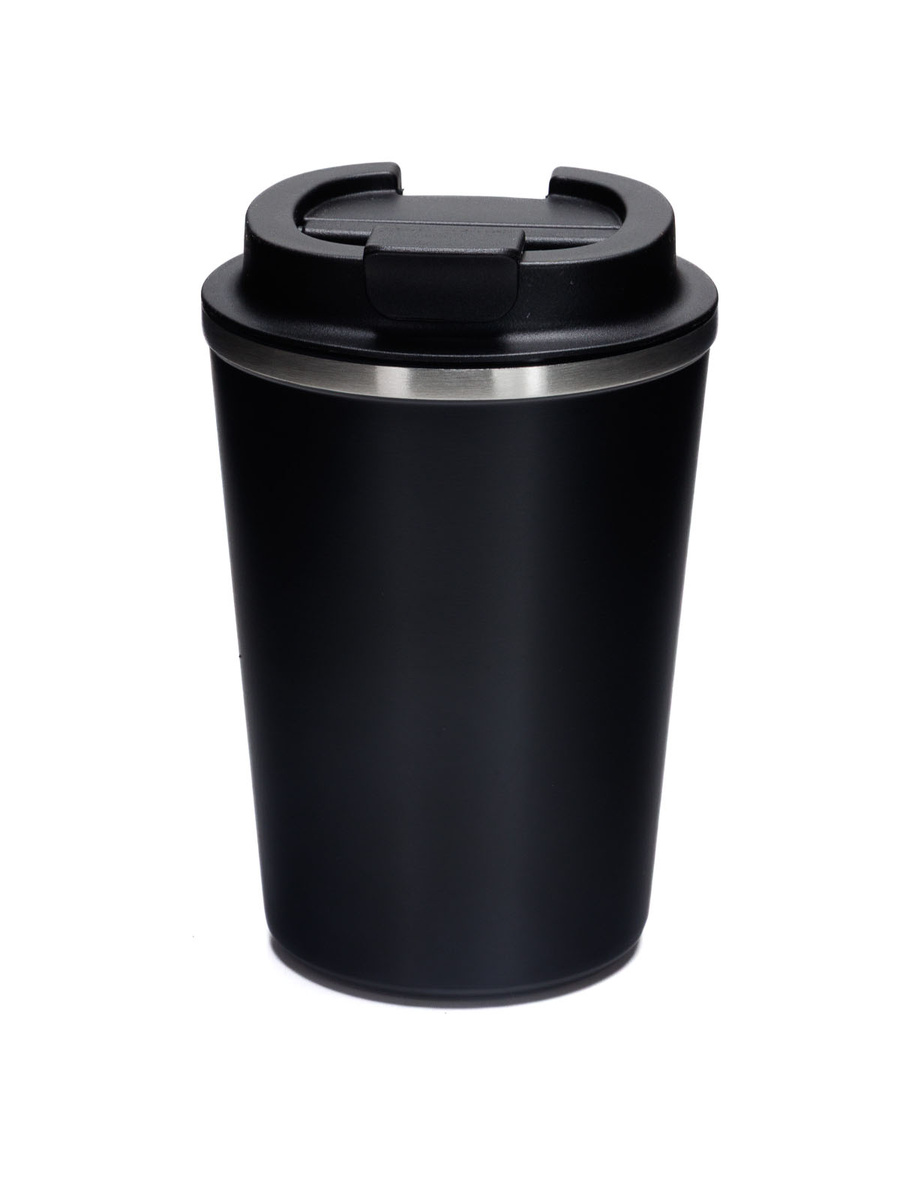 Szczelny kubek termiczny Dr.Bacty Terra RCS 300ml – Stal z recyklingu - Czarny Mat