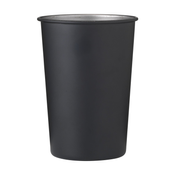 Kubek turystyczny stalowy 350 ml – lekki 65 g, czarny
