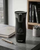 Kubek termiczny dla Psychologów - Contigo West Loop 2.0 • 470 ml • czarny