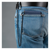 Łańcuszek antykradzieżowy do portfela Wallet chain - Czarny