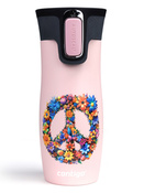 Kubek termiczny Contigo West Loop 2.0 470ml - Peace - Różowy Mat