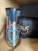 Kubek termiczny Contigo West Loop 2.0 470ml - I love You - Stalowy