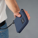 Portfel męski mały RFID Pacsafe - granatowy