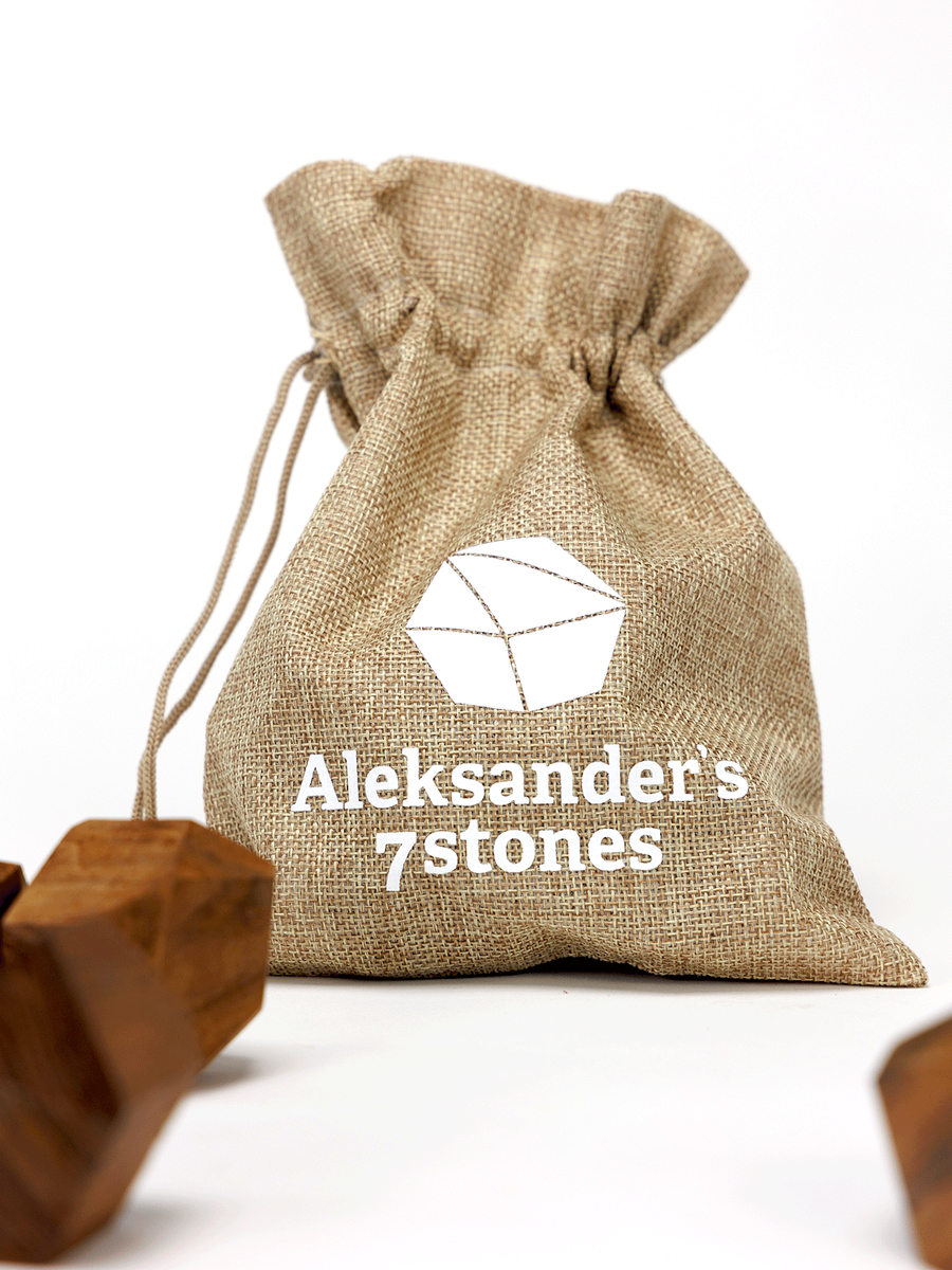 Klocki drewniane antystresowe/balansujące -klocki Aleksandra A7S
