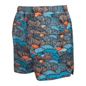 Szorty kąpielowe męskie z kieszeniami 2w1 SAXX OH BUOY krótkie - słońca - niebieskie