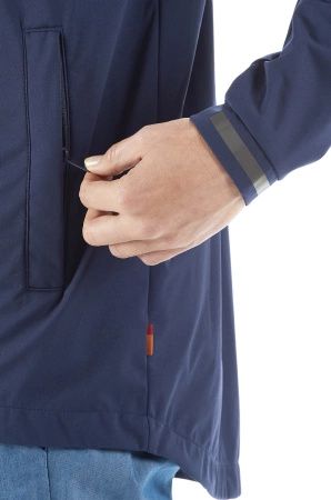 Kurtka softshell rowerowa damska Vaude Cyclist - niebieska